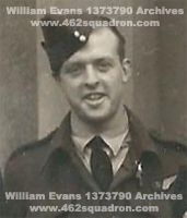 Wireless Operator William Evans, 1373790 RAF, 462 Squadron. 