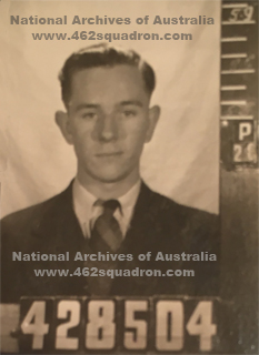 Edwin James PARKER 428504 RAAF, Wireless Operator, later 462 Squadron