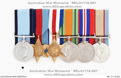 Kevin John Dennis 437121 RAAF, WW2 Medals including Conspicuous Gallantry Medal (462 Squadron, Foulsham)