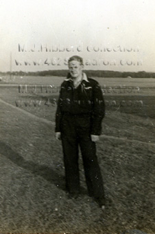 Navigator N.V.Evans at 27 OTU, Church Broughton, mid 1944, later at 462 Squadron.
