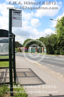 Entrance to the former RAF Driffield, July 2012, the home of 462 Squadron from August to December 1944. 