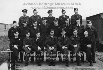 Navigators of 462 Squadron RAAF, 100 Group, March 1945 at Foulsham, Norfolk UK.