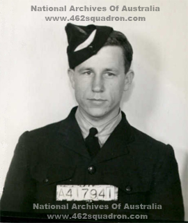 Aircraftman Bruce Alfred Bell, 417941 RAAF, later Wireless Operator, 462 Squadron.