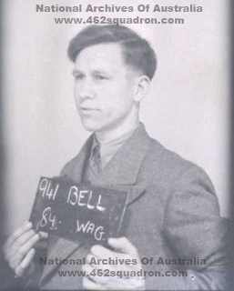 Bruce Alfred Bell, 417941 RAAF, under training, later Wireless Operator, 462 Squadron.