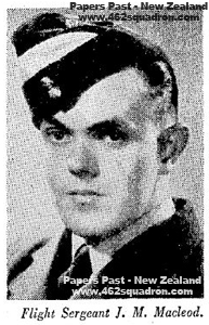 Navigator John Malcolm MacLeod, 421937 RNZAF, 462 Squadron
