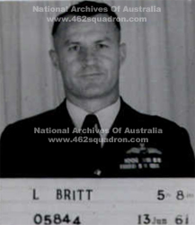 Leo Britt O5844 RAAF, 13 June 1961; previously 427373 RAAF, 462 Squadron.