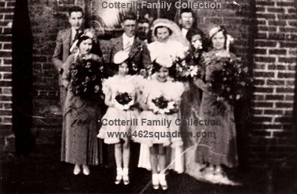 Frederick Brookes at the Wedding of Sister Hilda to Sidney Cotterill, 11 April 1936