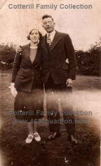 Herbert Brookes and wife Mary (nee Barlow) - older brother of Sgt Fred Brookes 546437 RAF