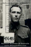 Leslie John Power, 436481 RAAF, at enlistment on 15 January 1943, later posted to 462 Squadron.