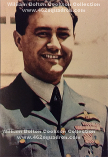 William Bolton Cookson, DFC, 413028, RNZAF, Pilot in 462 Squadron.