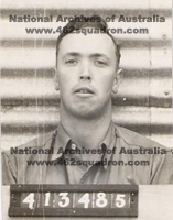 Edmund Seymour ISAACS 413485 RAAF - enlistment photo August 1941 (later 462 Squadron)