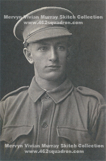 Private Cecil Ernest Lee Skitch, WW1, father of Mervyn Vivian Murray Skitch.