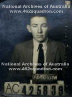 Colin Allan Ferguson, 425839 RAAF, later 462 Squadron, Foulsham.