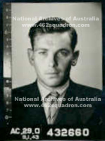 Robert Storey, 432660 RAAF, January 1943, later Wireless Operator in 462 Squadron, Foulsham.