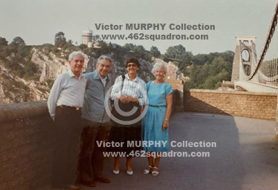Vic MURPHY, Pat and Lisa Tall, and Theresa Murphy, 1990.