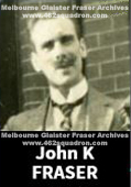 John Kilpatrick Fraser, father of Melbourne Glaister Fraser 1061575 RAFVR, Bomb Aimer, 462 Squadron.