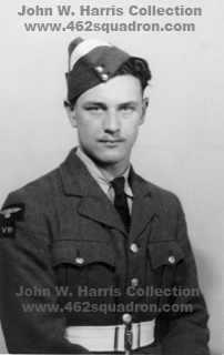 John William Harris, 1337631 RAFVR, later posted to 462 Squadron.