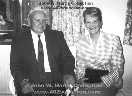 John William Harris and his wife Marie (during WWII John was 1337631 RAFVR posted to 462 Squadron)