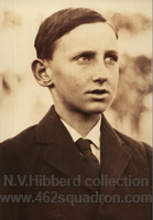 Noel Victor Hibberd - a young teenager