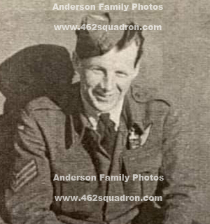 Sgt Thomas Charles ANDERSON, R.290043 RCAF, later posted to 462 Squadron, Foulsham.