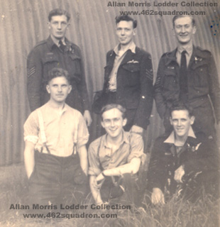 Crew 44, 462 Squadron RAAF; Robert McGarvie, Allan Morris Lodder, Ronald Eric Casterton, Edward Windus, Peter Athorn Naylor, Cecil Reginald Henry Foster.