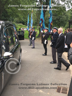 James Ferguson Latimer Funeral - arrival of Cortege at Crematorium, 22 July 2020