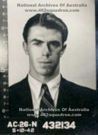 Pierre Rene Yan Donaldson 432134 RAAF, at enlistment in Sydney, later 462 Squadron Driffield.