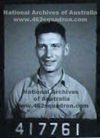 Mervin Walter Rohrlach, 417761 RAAF, later Pilot of Crew 48, 462 Squadron, Driffield and Foulsham.