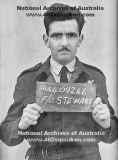 Flying Officer John Anthony Stewart 409246 RAAF, later 462 Squadron, Foulsham