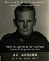 William Joseph COLLYER, 439396 RAAF, at enlistment June 1943, later 462 Squadron, Foulsham, 1945 (NAA).