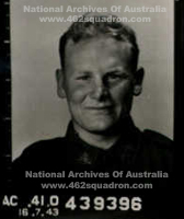 William Joseph COLLYER, 439396 RAAF, July 1943, later 462 Squadron, Foulsham, 1945 (NAA).