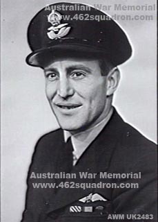 Wing Commander David Eliot Strachan Shannon, DFC, 400493 RAAF, 462 Squadron, on 24 January 1945.
