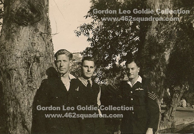Gordon Leo Goldie and Albert Edward Perkes and Jack Roy Smith, later 462 Squadron.