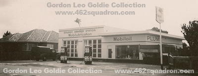 Goldie's Service Station built in about 1953 by Gordon Leo Goldie and his brother.