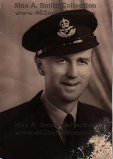 Pilot Officer Maxwell Arthur Smith, Navigator, 424803 RAAF 462 Squadron, 1945.