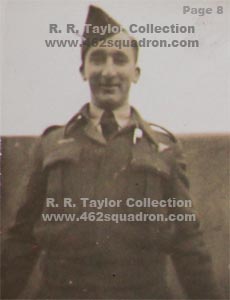 F/Sgt Ronald Reginald Taylor, 432346, RAAF, wartime photo album, January 1945, while posted to 1652 HCU Marston Moor (later posted to 462 Squadron).