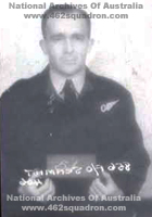 F/O John Damian Kearney Schmidt, 414856 RAAF, after posting to 466 Squadron, 10 April 1944 (later 462 Squadron).