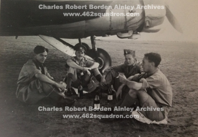 CRB Ainley 1451753, RAFVR, 462 Squadron - forced landing - Jimmy and George and Pilot plus one, Aliwal North