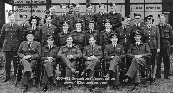 Driffield Control Tower personnel, including 6 WAAFs, assisting 462 Squadron